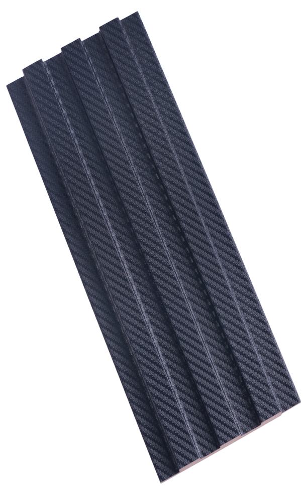 Patterned Finish Black Mdf Louvers Designer 10x0.41 Ft - Pn 02288