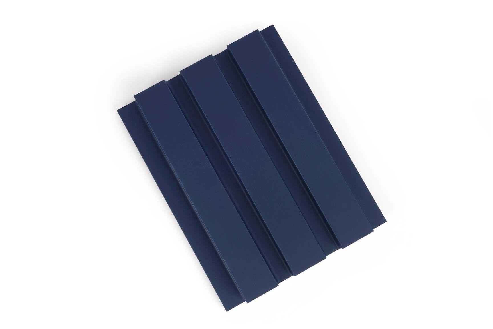 Plain Colour Finish Blue Mdf Louvers Colors 10x0.41 Ft - Pn 02291