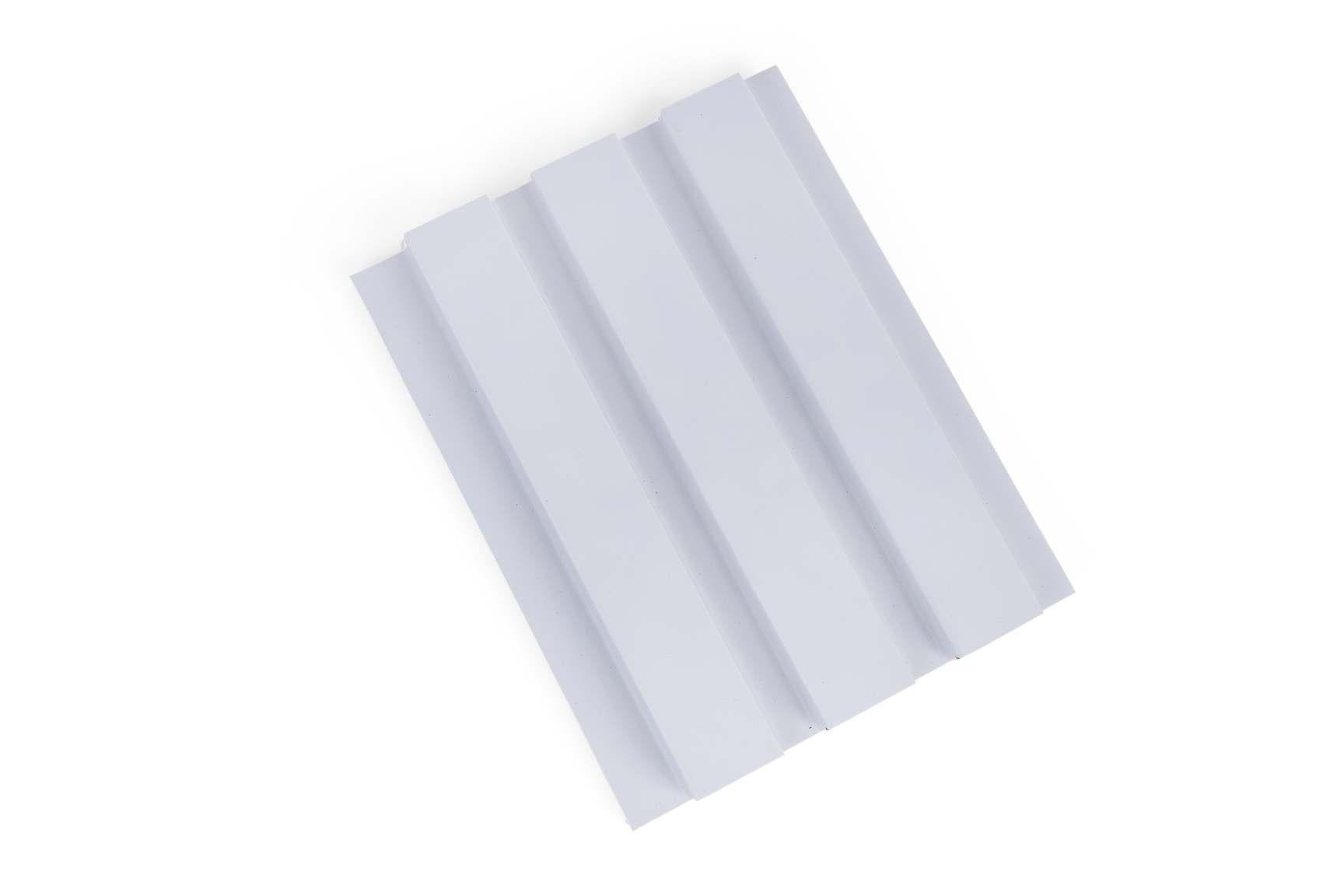 Plain Colour Finish White Mdf Louvers Colors 10x0.41 Ft - Pn 02294