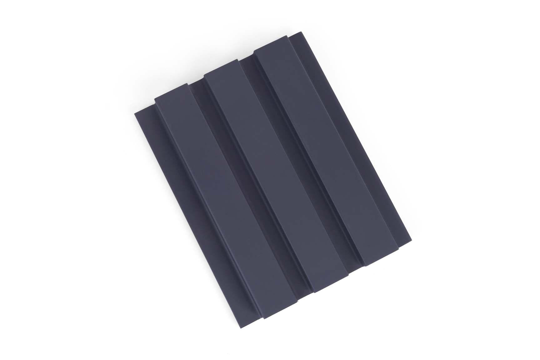 Plain Colour Finish Black Mdf Louvers Colors 10x0.41 Ft - Pn 02296