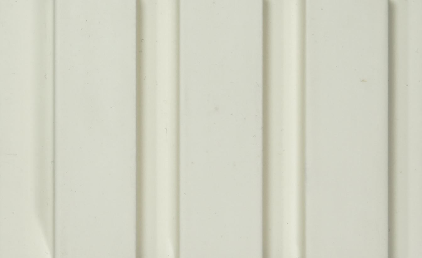 Plain Colour Finish White Mdf Louvers Colors 10x0.41 Ft - Pn 02297