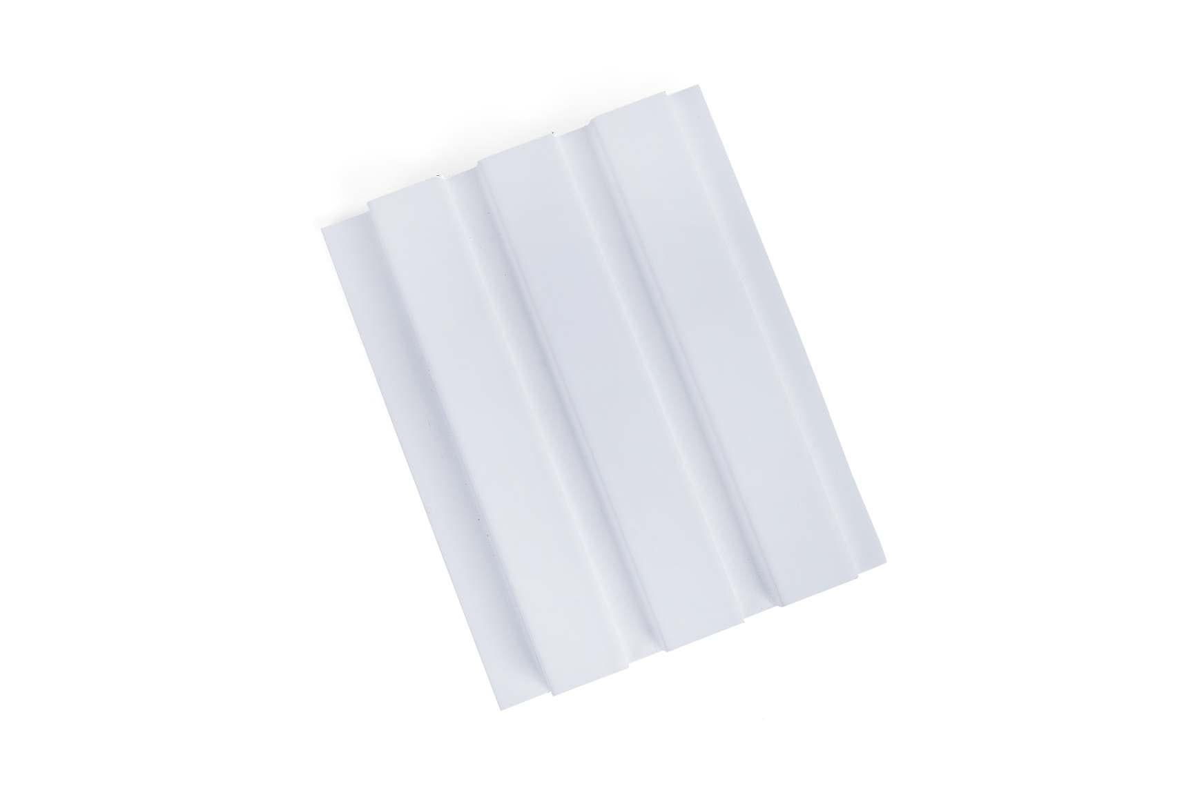 Plain Colour Finish White Mdf Louvers Colors 10x0.41 Ft - Pn 02298