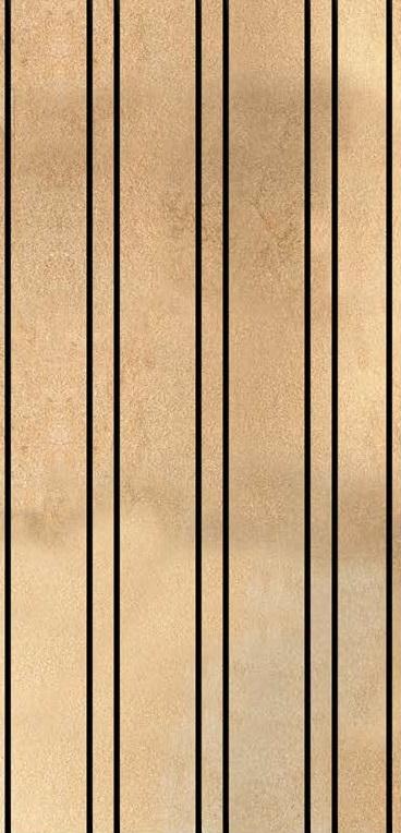 Pierre Bourgogne A Louvers/Panels 8x2 ft marble & stone Brown PN 02945