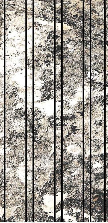 Translucent H Translucent -4 Louvers/Panels 8x2 ft marble & stone Grey PN 02946