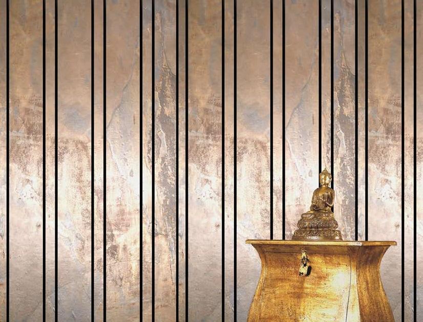 D Helsinki B Louvers 8x2 ft marble & stone Brown PN 02947
