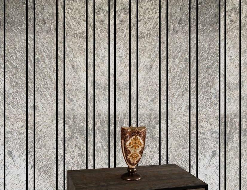 London Sapphire B Louvers/Panels 4x2 ft marble & stone Grey PN 02948