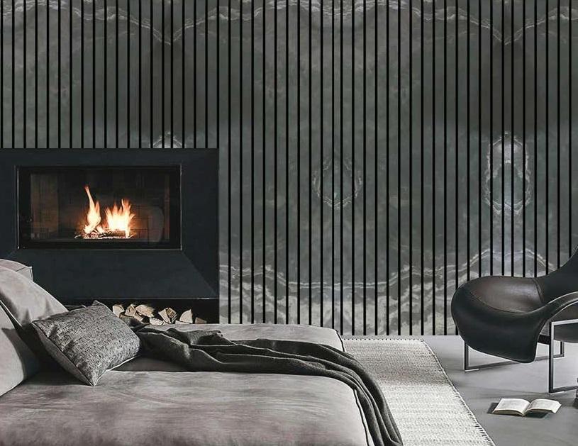 Vienna Hessonite C Louvers 4x2 ft marble & stone Grey PN 02950