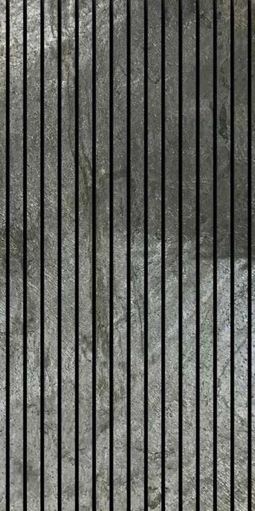 Tokyo Emerald Louvers/Panels 4x2 ft marble & stone Grey PN 02952