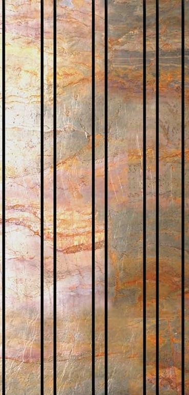 Rome B Louvers/Panels 4x2 ft marble & stone Brown PN 02953