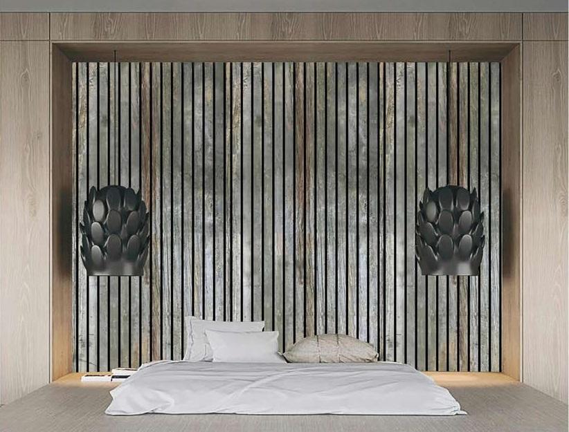 Rome A Louvers/Panels 4x2 ft marble & stone Grey PN 02953