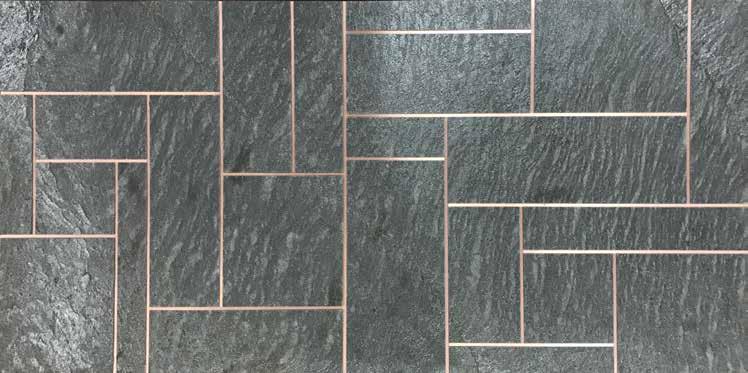 London Sapphire Inlay Panels 4x2 ft designer louvers Grey PN 02956