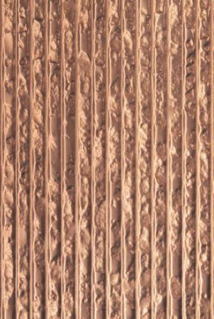Pvc Louvers Panel Designer Brown 8x2 Ft - Pn 02966