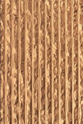 Pvc Louvers Panel Designer Brown 8x2 Ft - Pn 02967
