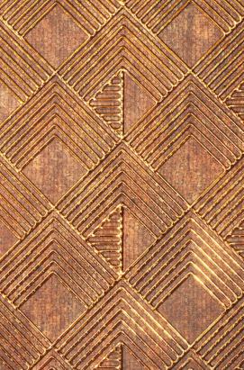 Pvc Louvers Panel Designer Brown 8x2 Ft - Pn 02970