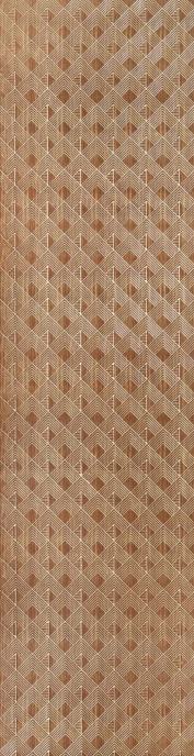 Pvc Louvers Panel Designer Brown 8x2 Ft - Pn 02971