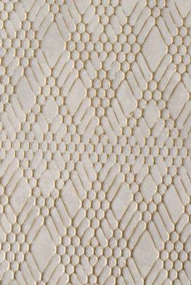 Pvc Louvers Panel Designer Beige 8x2 Ft - Pn 02972