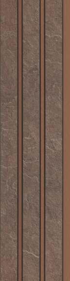 Charcoal Louver Wood Brown 8x0.41 Ft - Pn 03034