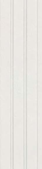 Charcoal Louver Plain Colors White 8x0.41 Ft - Pn 03035