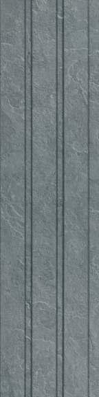 Charcoal Louver Marble & Stone Grey 8x0.41 Ft - Pn 03036