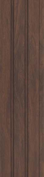 Charcoal Louver Wood Brown 8x0.41 Ft - Pn 03038