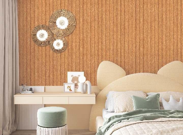 Charcoal Louver Wood Brown 8x0.41 Ft - Pn 03039