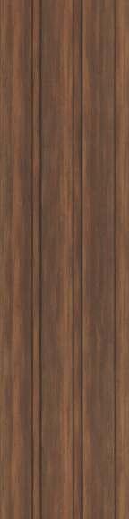 Charcoal Louver Wood Brown 8x0.41 Ft - Pn 03040
