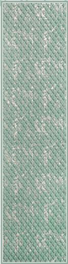 Sisu Velvet Finish Decorative Wall Panel Wood Green 8x2 Ft - Pn 03121