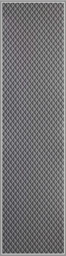 Sisu Velvet Finish Decorative Wall Panel Wood Grey 8x2 Ft - Pn 03133