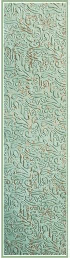 Sisu Velvet Finish Decorative Wall Panel Wood Green 8x2 Ft - Pn 03138