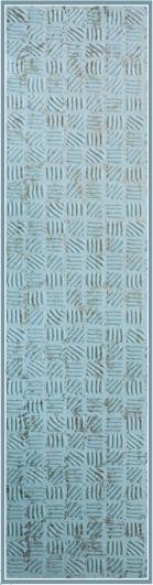 Sisu Velvet Finish Decorative Wall Panel Wood Blue 8x2 Ft - Pn 03145