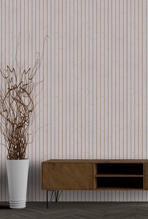 Pvc Louver Marble & Stone Grey 8x0.41 Ft - Pn 03203