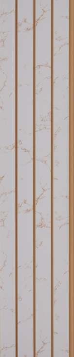 Pvc Louver Marble & Stone Grey 8x0.41 Ft - Pn 03203