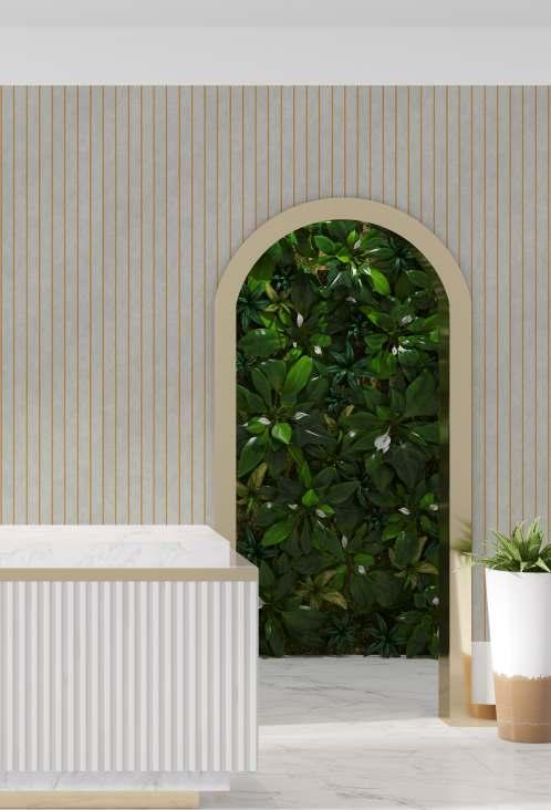 Pvc Louver Marble & Stone Grey 8x0.41 Ft - Pn 03204