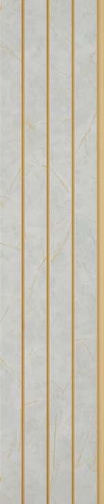 Pvc Louver Marble & Stone Grey 8x0.41 Ft - Pn 03204