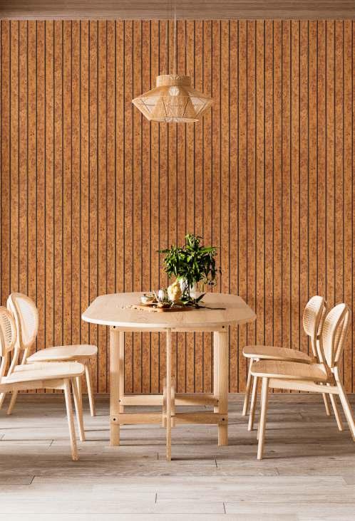 Pvc Louver Designer Brown 8x0.41 Ft - Pn 03209