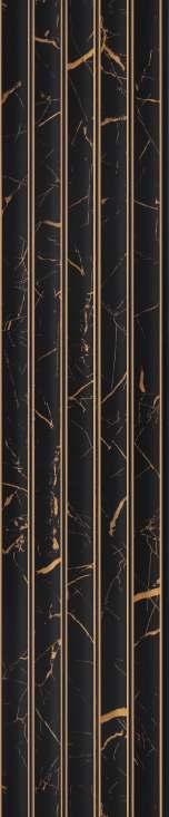 Pvc Louver Marble & Stone Black 8x0.41 Ft - Pn 03212