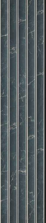Grey marble louver with white veining and vertical slats, showing stone texture and pattern details.