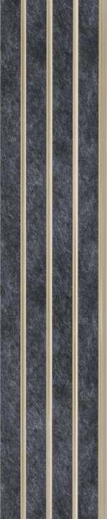 Pvc Louver Designer Grey 8x0.41 Ft - Pn 03226