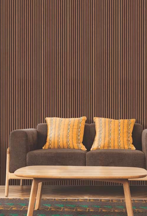 Pvc Louver Marble & Stone Brown 8x0.41 Ft - Pn 03237