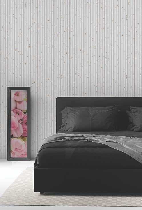 Pvc Louver Marble & Stone White 8x0.41 Ft - Pn 03239
