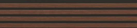 PN B PVC Louver/Panel 8x0.41 ft wood Brown PN 03244