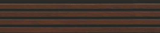 B Pvc Louvers Panel Wood Brown 8x0.41 Ft - Pn 03246