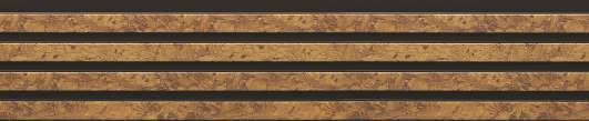 B PVC Louver/Panel 8x0.41 ft wood Gold PN 03247