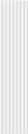 Pvc Louvers Panel Plain Colors White 8x0.41 Ft - Pn 03255