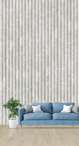 Pvc Louvers Panel Marble & Stone Grey 8x0.41 Ft - Pn 03257
