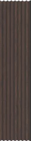 Pvc Louvers Panel Wood Brown 8x0.41 Ft - Pn 03260