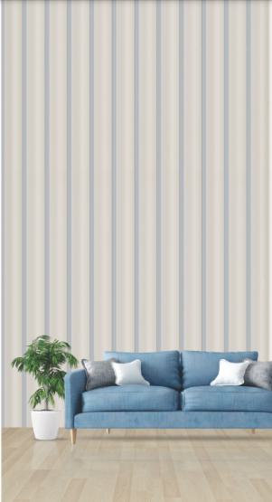 Pvc Louvers Panel Plain Colors Grey 8x0.41 Ft - Pn 03263