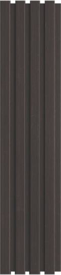 Pvc Louvers Panel Wood Brown 8x0.41 Ft - Pn 03280