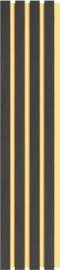 Pvc Louvers Panel Plain Colors Brown 8x0.41 Ft - Pn 03281