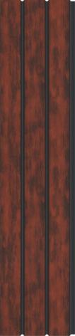 Pvc Louvers Panel Designer Brown 8x0.41 Ft - Pn 03300